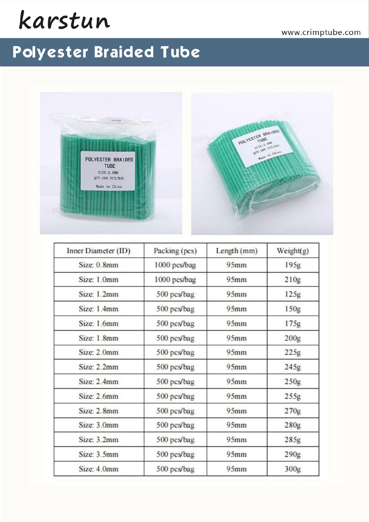 Polyester Braided Tube